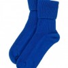 Scottish Cashmere Bedsocks - Electric Blue